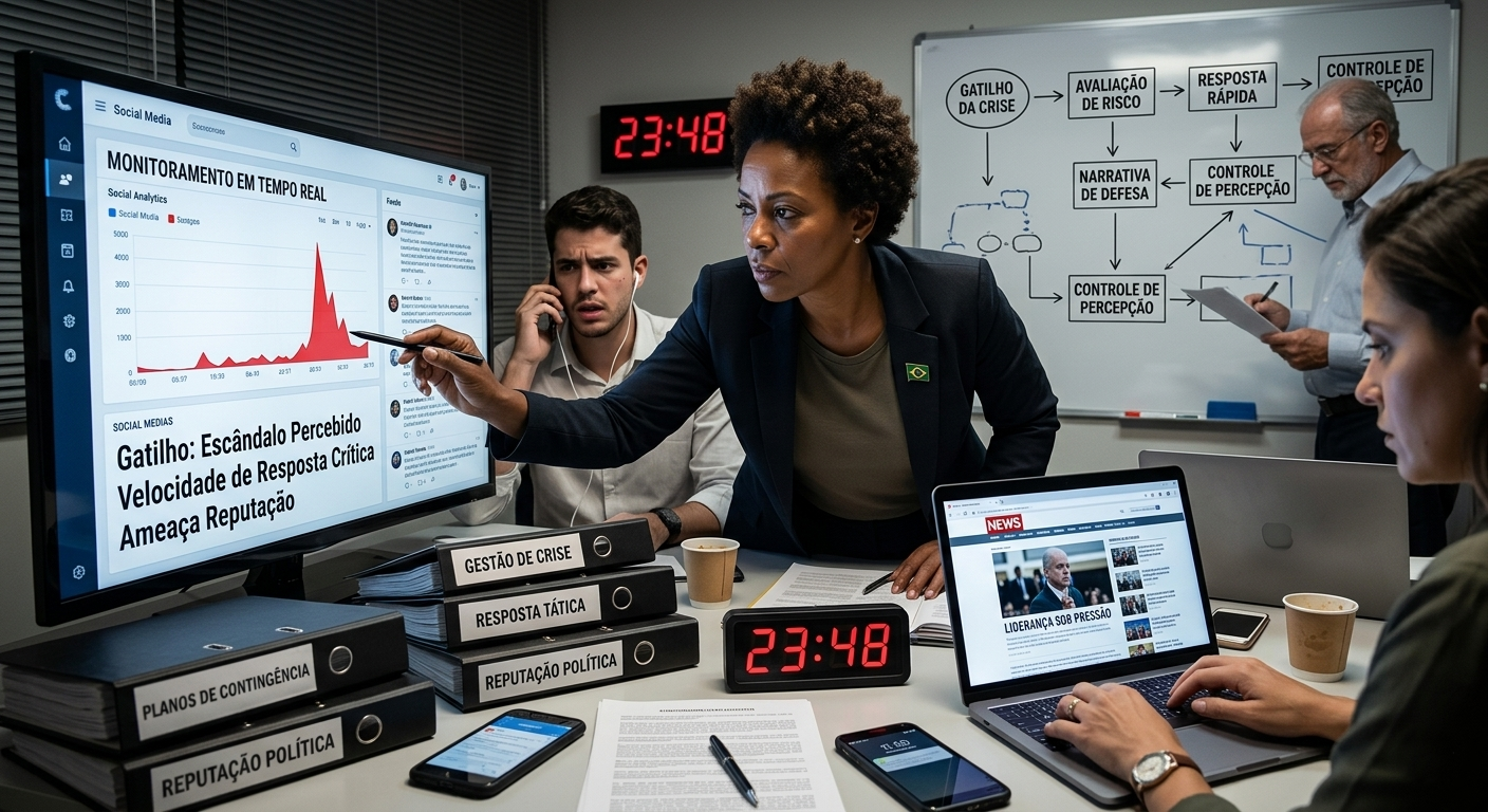 Gestão de crise na comunicação política: como agir quando tudo dá errado
