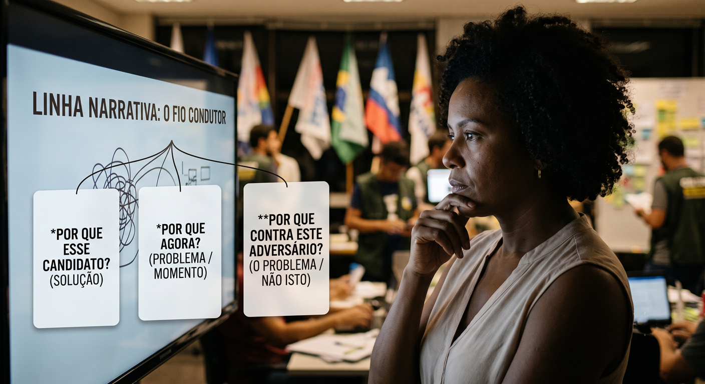 Como construir a linha narrativa de uma campanha eleitoral