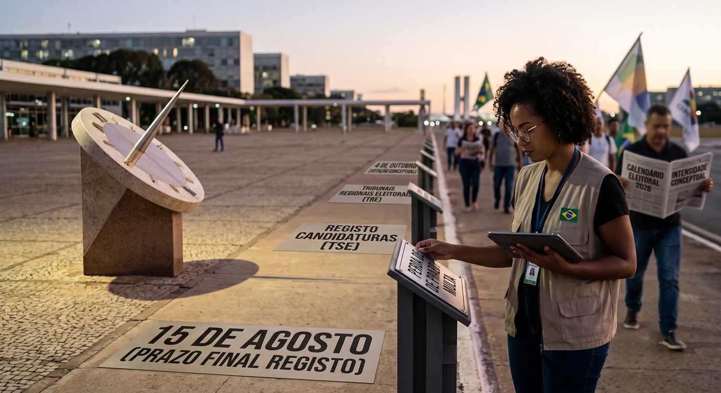 Calendário eleitoral 2026: datas relevantes a partir de agora